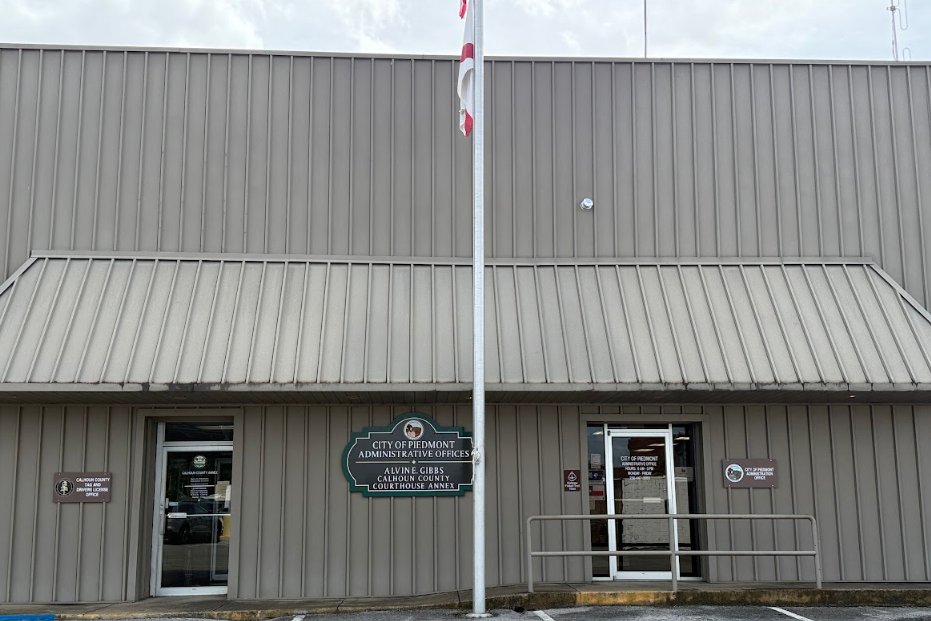 The City of Piedmont Administrative Offices at the Calhoun County Courthouse Annex