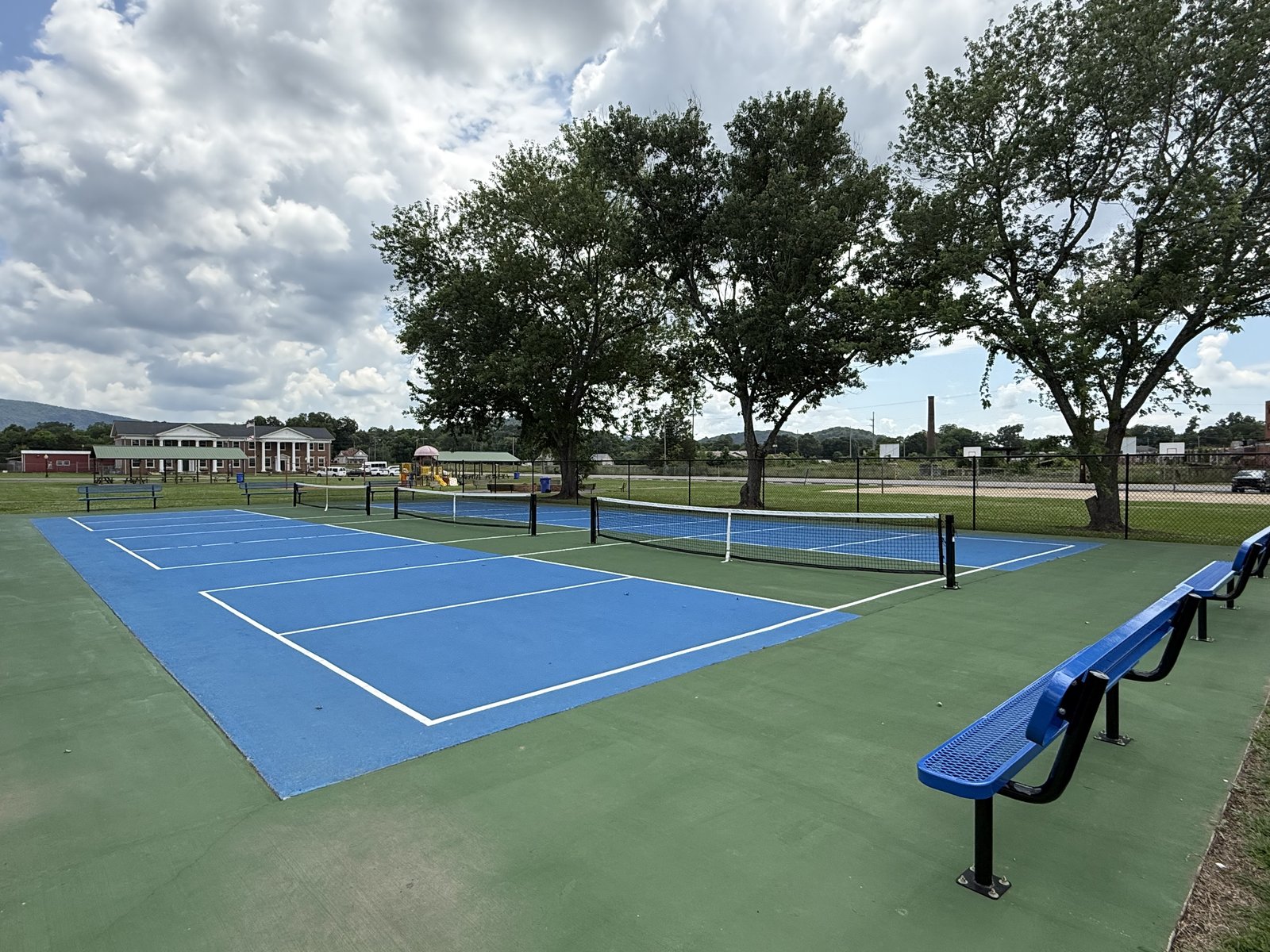 Pickleball courts at Fagan's Park in Piedmont