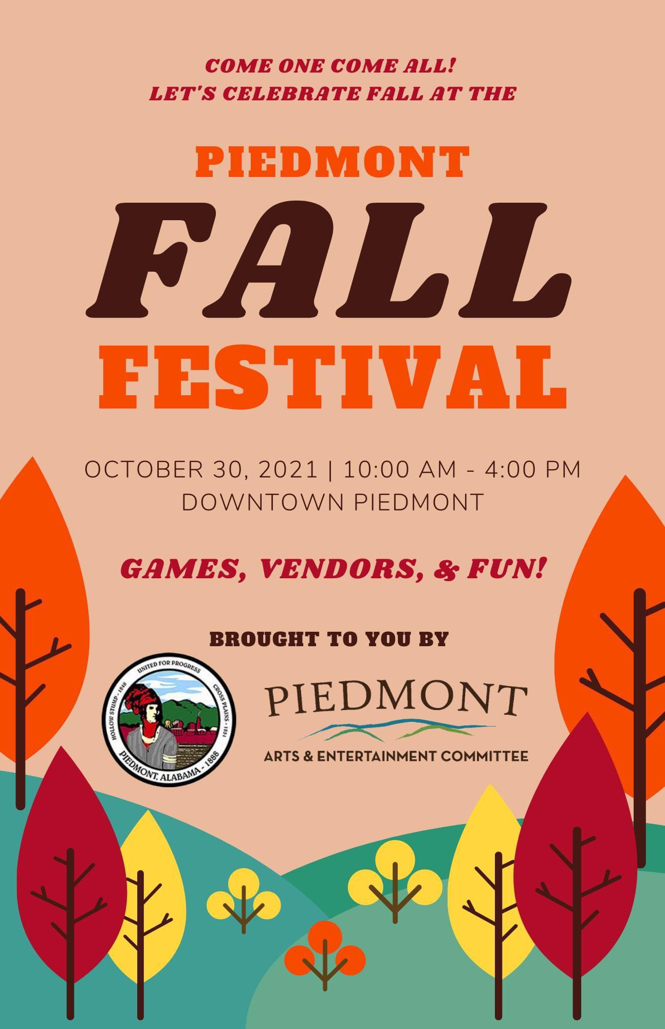 Piedmont Fall Festival City of Piedmont